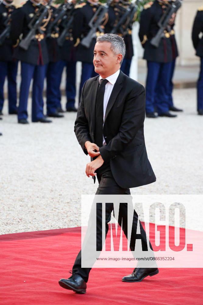 DiÌ‚ner d Etat en l honneur de Mr LEE Jae Myung, PreÌsident de la ReÌpublique de CoreÌe Gà rald Darmanin Emmanuel Macron et Brigitte Macron recoivent Mr LEE Jae Myung, PreÌsident de la ReÌpublique de CoreÌe et son à pouse, Kim Hye-kyung, à l occasion d un diner d à tat au Palais de l Elysà e à Paris, le 8 septembre 2026. French President, Emmanuel Macron and his wife, Brigitte Macron hosted Mr. LEE Jae Myung, President of the Republic of Korea, and his wife, Kim Hye-kyung, at a state dinner at the Elysà e Palace in Paris on September 8, 2026.