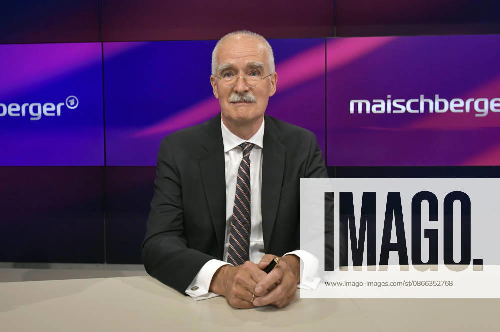Sergej Lochthofen in der ARD-Talkshow maischberger im Studio Berlin Adlershof. Berlin