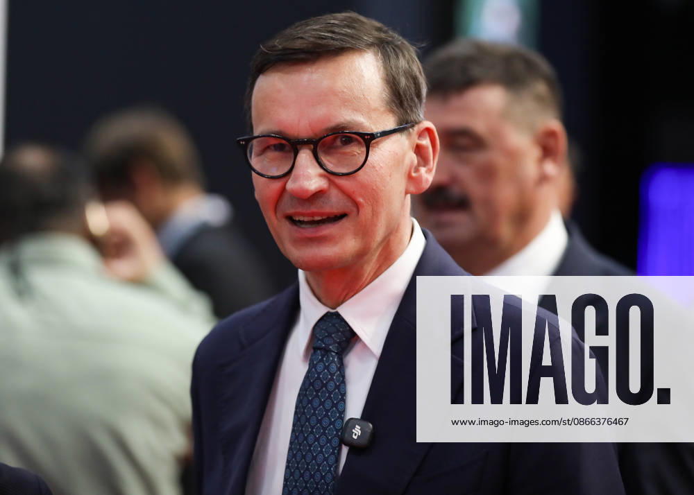 34th International Defense Industry Exhibition In Kielce Mateusz Morawiecki, former Prime Minister, attends the 34th International Defense Industry Exhibition at Targi Kielce in Kielce, Poland, on September 8, 2026. The International Defense Industry Exhibition (MSPO) is the largest defense fair in Central and Eastern Europe. During the event, representatives of state authorities, defense ministers, and delegations of military staffs meet, and defense systems, military technologies and military projects are presented. Kielce Poland