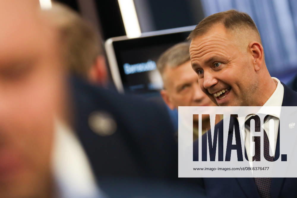 34th International Defense Industry Exhibition In Kielce Karol Nawrocki, President of Poland, attends the 34th International Defense Industry Exhibition at Targi Kielce in Kielce, Poland, on September 8, 2026. The International Defense Industry Exhibition (MSPO) is the largest defense fair in Central and Eastern Europe. During the event, representatives of state authorities, defense ministers, and delegations of military staffs meet, and the most modern defense systems, military technologies and military projects are presented. Kielce Poland