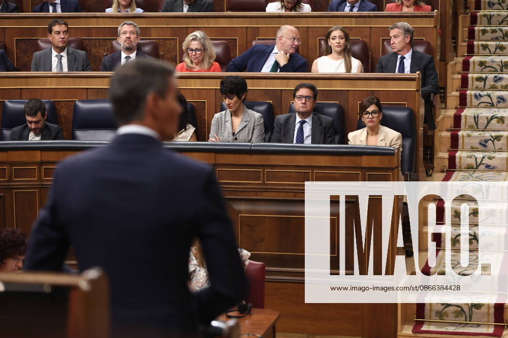 Government Question Period in Congress Dominated by the Crisis in Ceuta Prime Minister Pedro Sánchez speaks during a plenary session in the Congress of Deputies on September 9, 2026, in Madrid, Spain. The government faces its first question-and-answer session since the start of the legislative session, coinciding with the declassification of some 40 documents, dated from July 1 to August 1, related to the crisis in Ceuta resulting from the mass influx of some 80,000 migrants from the border with Morocco. Saiz indicated that more relevant reports would be published if necessary, since the government has nothing to hide. SEPTEMBER 9, 2026, Madrid, Spain