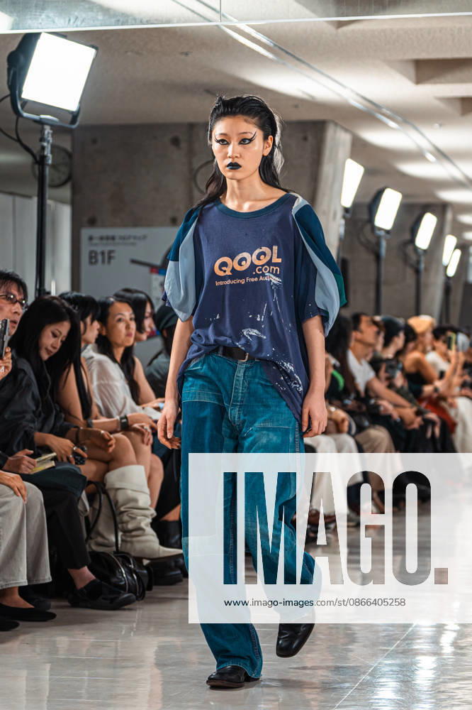 Runway model, September 9, 2026 - TRANO TOKYO S S27 RUNWAY SHOW Featuring ROMANIAN DESIGNERS & PIONEER DENIM at the Yoyogi National Stadium in Tokyo, Japan. aflo_346390029