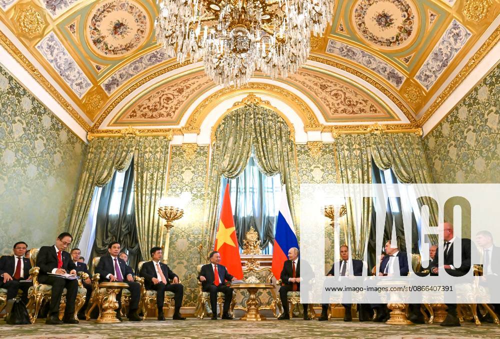Russia Vietnam 9239416 09.09.2026 Vietnamese President To Lam and Russian President Vladimir Putin attend a narrow format meeting at the Kremlin in Moscow, Russia. Alexey Maishev Sputnik Moscow Russia