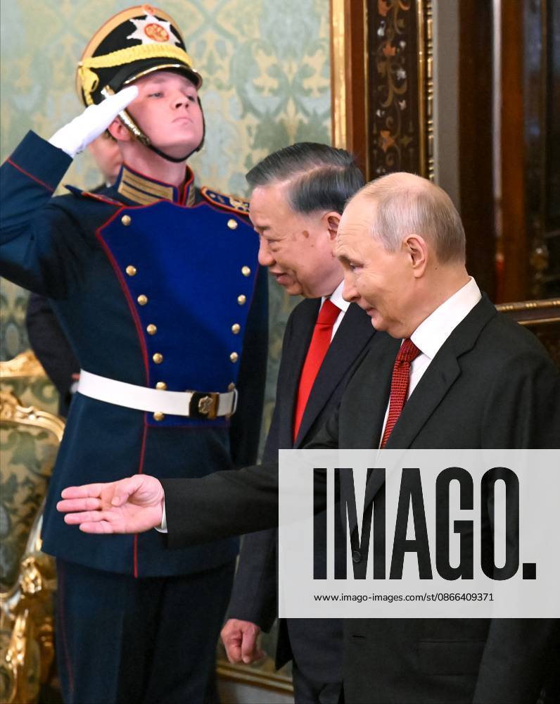 Russia Vietnam 9239434 09.09.2026 Vietnamese President To Lam and Russian President Vladimir Putin arrive to attend a narrow format meeting at the Kremlin in Moscow, Russia. Alexey Maishev Sputnik Moscow Russia