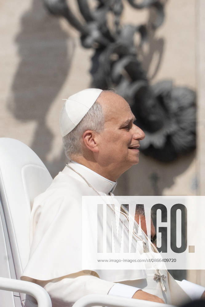 Pope Leo XIV At Weekly General Audience - Vatican City His Holiness Pope Leo XIV attends the weekly general audience at St Peter s Square in Vatican City, Vatican City on September 9, 2026. Photo by Andrea Bracaglia ABACAPRESS.COM Vatican Vatican City Vatican (or Holy See)