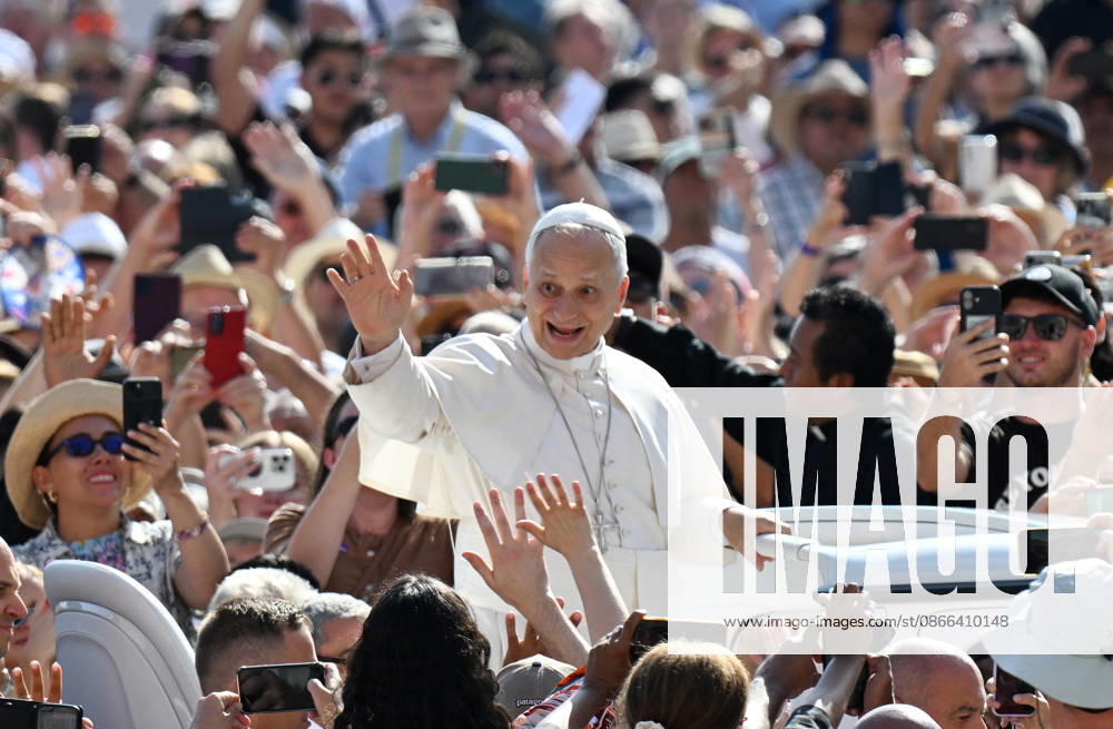 Pope Leo XIV leads The General Audience - Vatican Pope Leo XIV attends the weekly general audience in Saint Peter’s square, Vatican on September 9, 2026. Photo by Eric Vandeville ABACAPRESS.COM Rome Vatican (or Holy See)