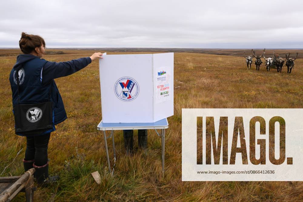Russia Parliamentary Election Early Voting 9239438 09.09.2026 A member of a local indigenous community votes during the early voting in remote areas ahead of State Duma elections at a reindeer camping ground, in Yamalo-Nenets Autonomous Area, Russia. Russians will vote in State Duma, the lower house of parliament, and municipal elections over three days, from September 18-20. Alexandr Kryazhev Sputnik Yamalo-Nenets Autonomous Area Russia