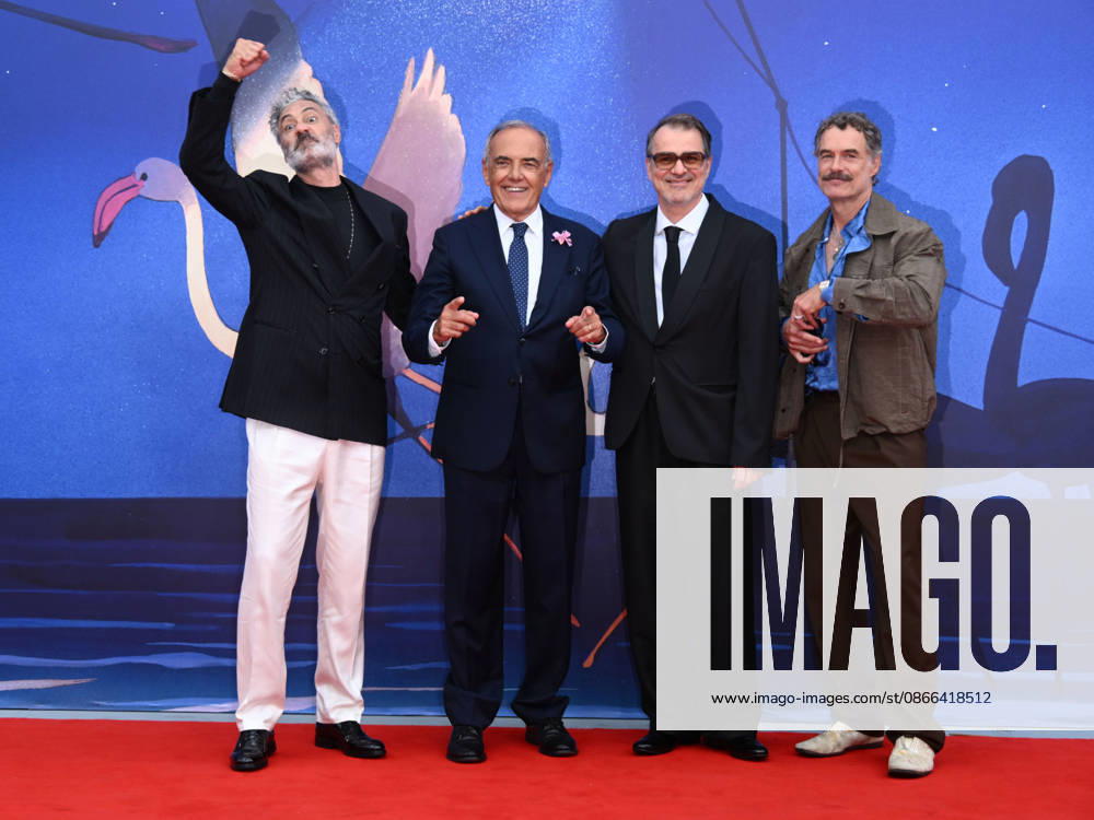 IPA88318655 - Venice, 83rd Venice International Film Festival 2026 - Night 8. Red Carpet for the film Place To Be. In attendance: Taika Waititi, Alberto Barbera, Director Kornél Mundruczo, and Murray Bartlett