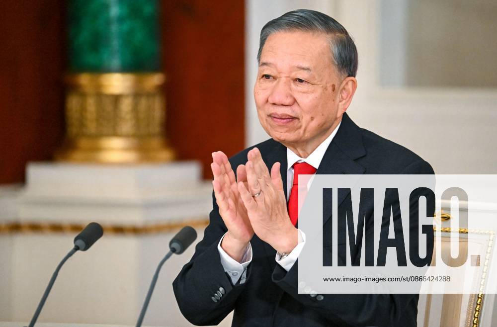 Russia Vietnam 9239611 09.09.2026 Vietnamese President To Lam takes part in a joint press approach with Russian President Vladimir Putin following their meeting at the Kremlin in Moscow, Russia. Alexey Maishev Sputnik Moscow Russia