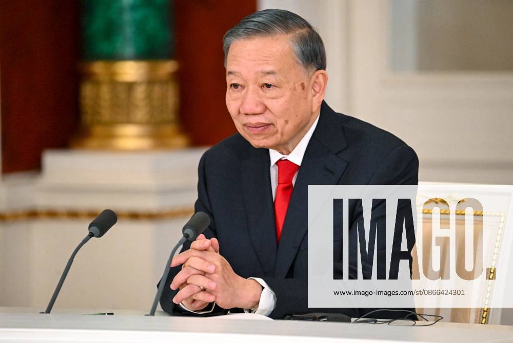 Russia Vietnam 9239624 09.09.2026 Vietnamese President To Lam takes part in a joint press approach with Russian President Vladimir Putin following their meeting at the Kremlin in Moscow, Russia. Alexey Maishev Sputnik Moscow Russia
