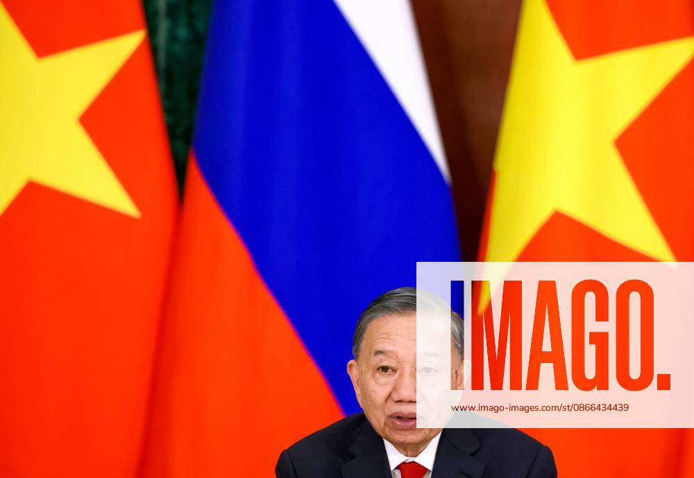 Russia Vietnam 9239794 09.09.2026 Vietnamese President To Lam makes a joint statement to the press with Russian President Vladimir Putin following their meeting at the Kremlin in Moscow, Russia. Geodakyan Artem Sputnik Moscow Russia
