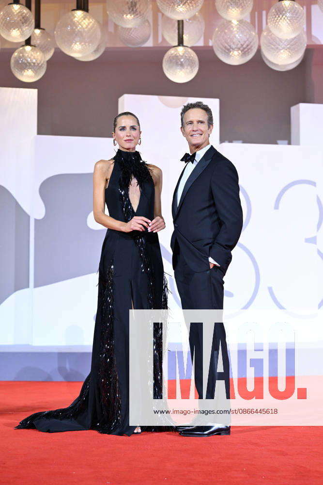 Gloria Tonon and Alessandro Benetto on the red carpet for The Fire That You Carry Inside, at the 83rd Venice Film Festival. Venice, September 9, 2026 Venice Italy - ZUMAa289 20260909_zia_a289_414