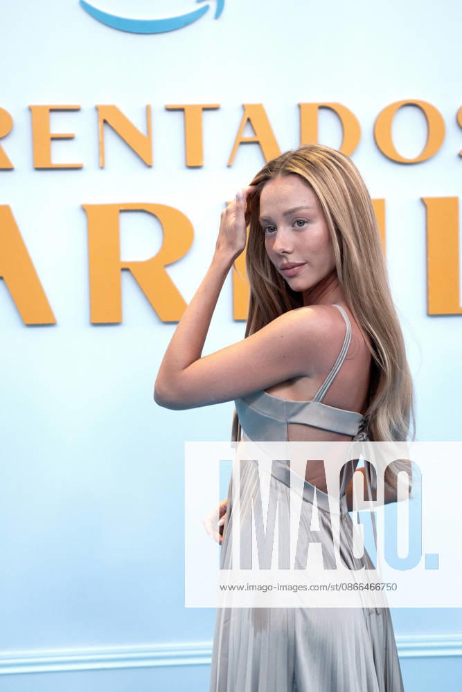 Spanish actress Ester Exposito, Kylian Mbappé s girlfriend, attends the premiere of her latest movie, Enfrentados Marfil, at the Complejo Azca in Madrid on September 9, 2026, in Madrid, Spain.