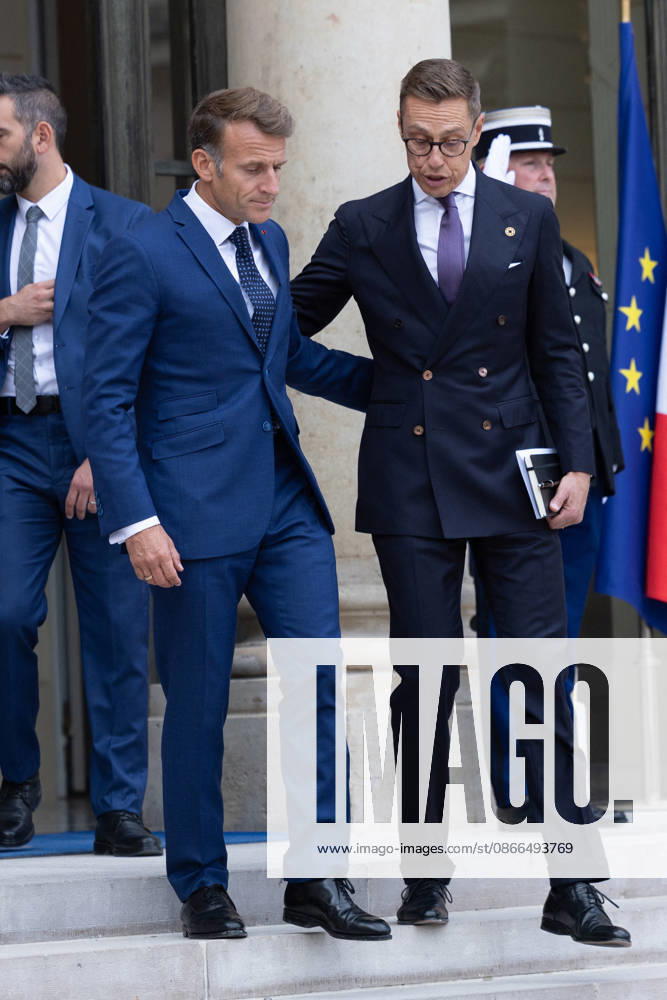 Emmanuel Macron meets with Finland President - Paris French President Emmanuel Macron and Finland s President Alexander Stubb leaves after a meeting at the Elysee Palace in Paris on September 10, 2026. Photo by Raphael Lafargue ABACAPRESS.COM Paris France