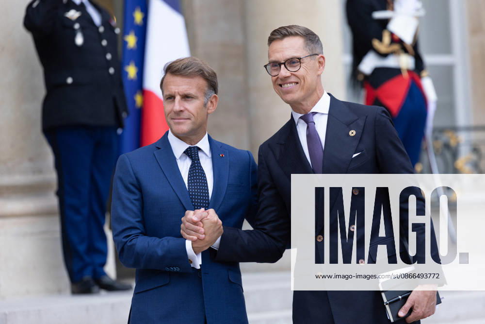 Emmanuel Macron meets with Finland President - Paris French President Emmanuel Macron and Finland s President Alexander Stubb leaves after a meeting at the Elysee Palace in Paris on September 10, 2026. Photo by Raphael Lafargue ABACAPRESS.COM Paris France