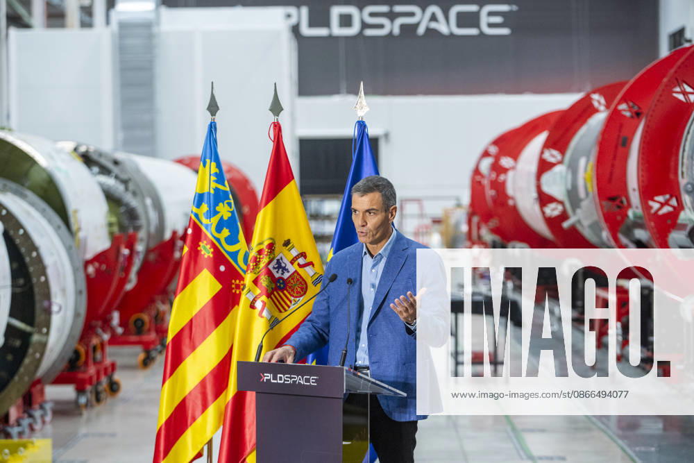 Sánchez Visits the Facilities of the Aerospace Company PLD Space in Elche, Alicante. Prime Minister Pedro Sánchez visited the facilities of the aerospace company PLD Space on September 10, 2026, in Elche, Alicante, Valencian Community, Spain. PLD Space, a Spanish company specializing in space launch vehicles, was founded in 2011 and is developing the MIURA 5 orbital rocket to launch small satellites from French Guiana. The visit coincides with a push toward industrialization, following a 158.9 million euro contract from the European Space Agency to strengthen its orbital capabilities. SEPTEMBER 10, 2026 Víctor Ferná Elche, Alicante, Valencian Community Elche, Alicante, Valencian Community, Spain