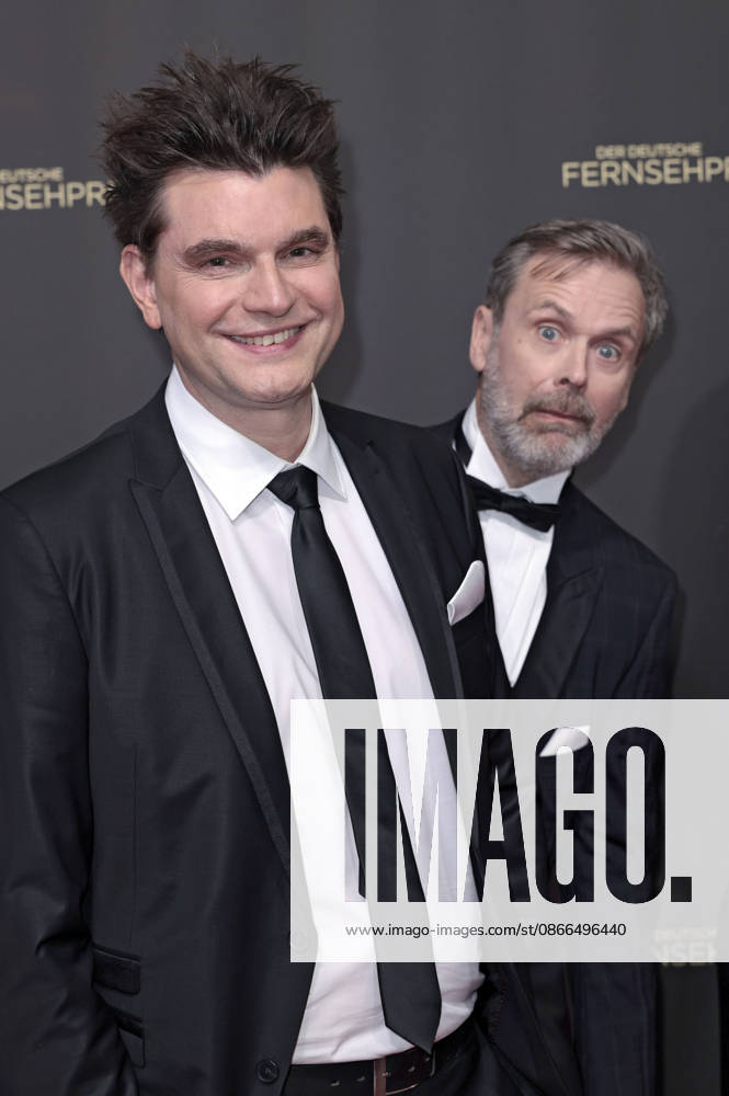 Lutz van der Horst und Matthias Matschke bei der Verleihung des Deutschen Fernsehpreises 2026 im Confex-Center. Köln