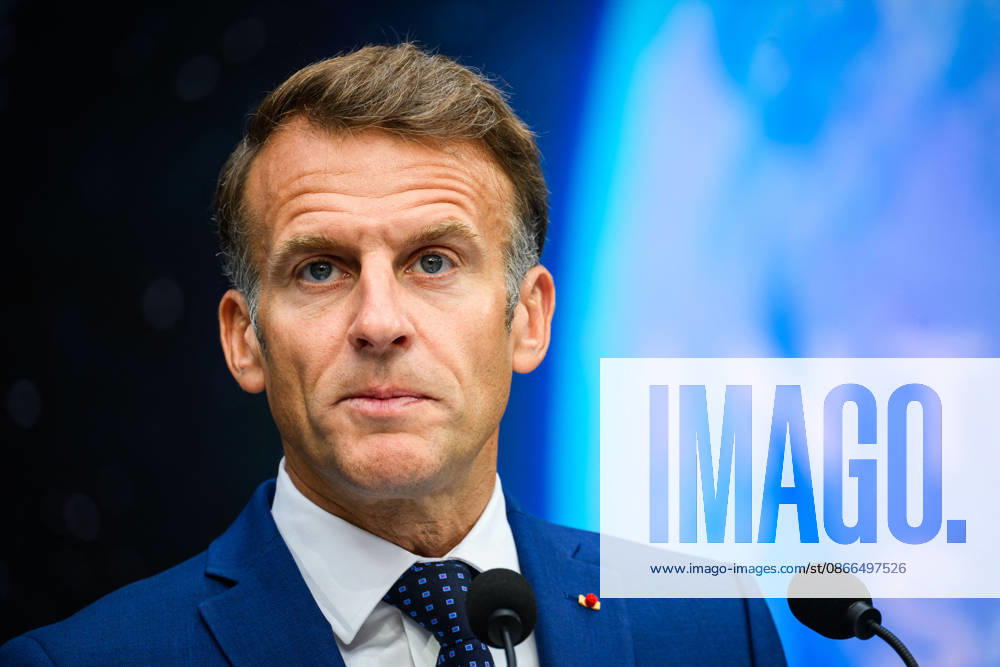 Emmanuel Macron, President of the French Republic, at the International Space Summit at the Grand Palais in Paris, France, on September 10, 2026. Caught between the United States and China, Europe intends to defend its position at the first international summit in Paris—an event snubbed by the American giants and one that the German chancellor, despite being a co-organizer, is not attending. Eric Tschaen Pool Bestimage International Space Summit at the Grand Palais in Paris on September 10, 2026 Caught between the United States and China, Europe intends to defend its position at the first international summit in Paris—an event snubbed by the American giants and attended without the German chancellor, one of the event’s co-hosts Paris, Fran