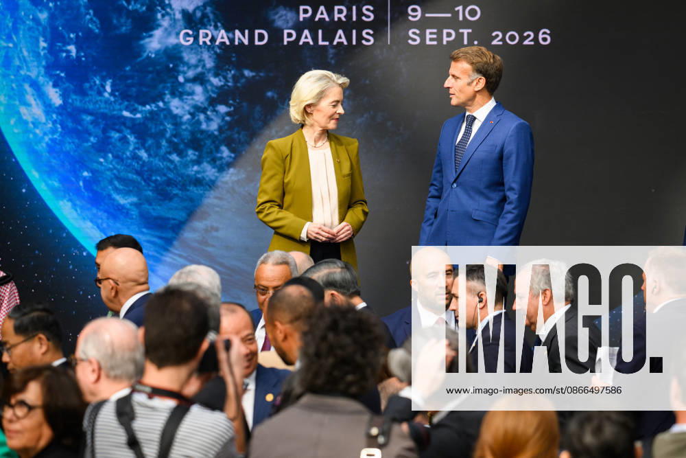 Ursula von der Leyen, President of the European Commission, and Emmanuel Macron, President of the French Republic, at the International Space Summit at the Grand Palais in Paris, France, on September 10, 2026. Caught between the United States and China, Europe intends to defend its position at the first international summit in Paris—an event snubbed by the American giants and one in which the German chancellor, despite being a co-organizer, is not participating. Eric Tschaen Pool Bestimage International Space Summit at the Grand Palais in Paris on September 10, 2026 Caught between the United States and China, Europe intends to defend its position at the first international summit in Paris—an event snubbed by the American giants and attende