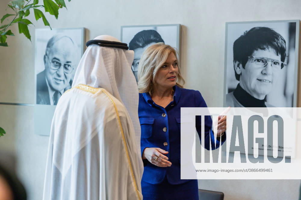 Staatsbesuch S.H. des Präsidenten der Vereinigten Arabischen Emirate, Scheich Mohammed bin Zayed Al Nahyan, in der Bundesrepublik Deutschland. Deutschland, Berlin am 10. September 2026: Die Präsidentin des Deutschen Bundestages, Julia Klöckner, empfängt den Präsidenten der Vereinigten Arabischen Emirate, Scheich Mohammed bin Zayed Al Nahyan, im Deutschen Bundestag in Berlin.