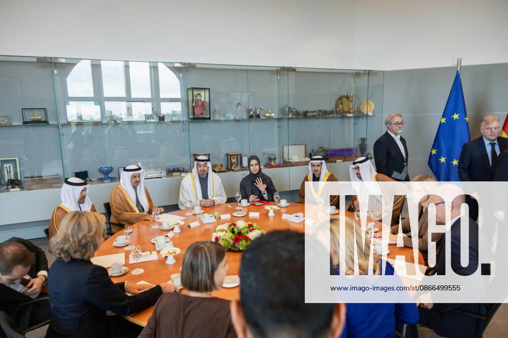 Staatsbesuch S.H. des Präsidenten der Vereinigten Arabischen Emirate, Scheich Mohammed bin Zayed Al Nahyan, in der Bundesrepublik Deutschland. Deutschland, Berlin am 10. September 2026: Die Präsidentin des Deutschen Bundestages, Julia Klöckner, empfängt den Präsidenten der Vereinigten Arabischen Emirate, Scheich Mohammed bin Zayed Al Nahyan, im Deutschen Bundestag in Berlin.