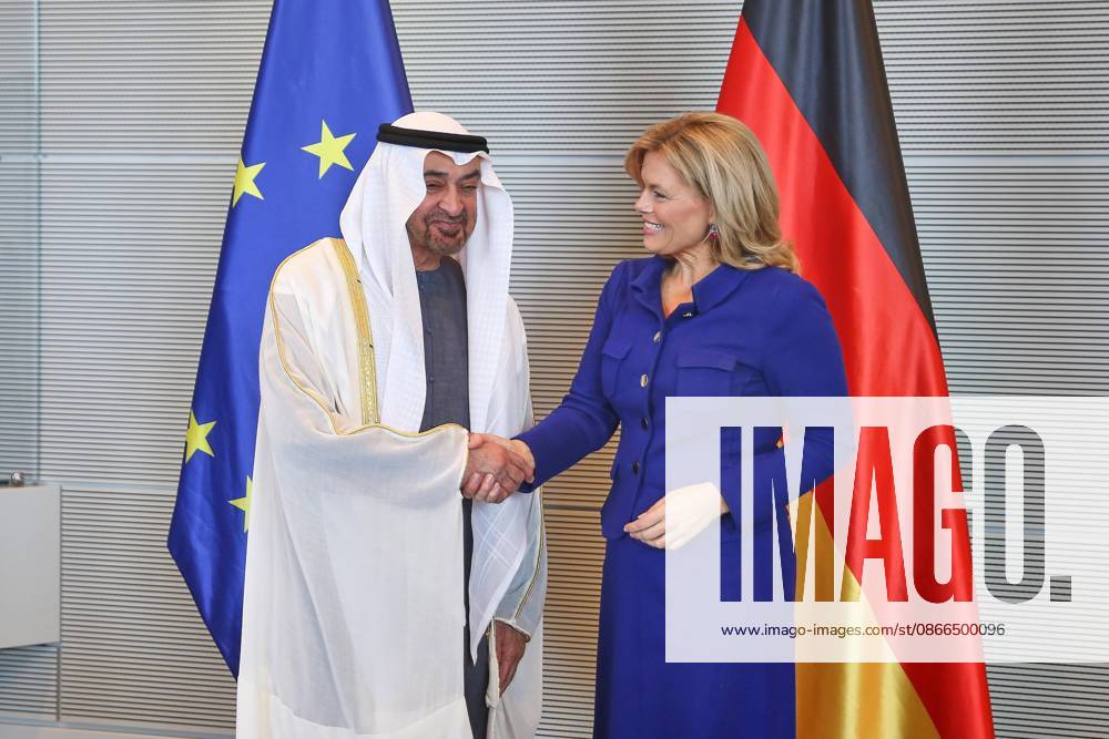 Berlin, Deutschland, 10.09.2026: Deutscher Bundestag: Staatsbesuch S.H. des Präsidenten der Vereinigten Arabischen Emirate: Muhammad bin Zayid Al Nahyan und Bundestagspräsidentin Julia Klöckner (CDU)