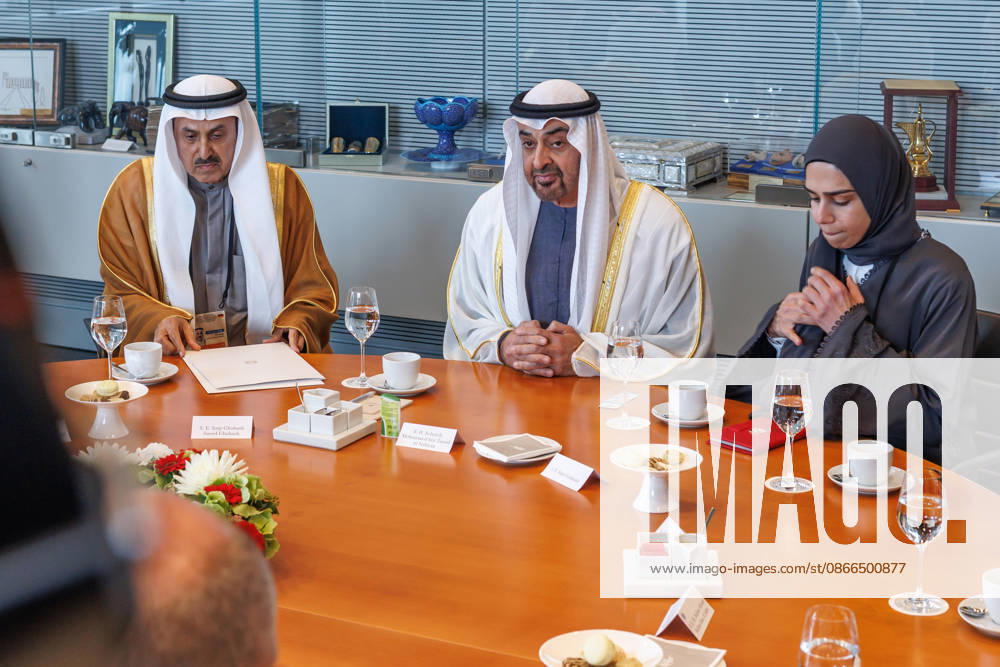 Bundestagspraesidentin Julia Kloeckner empfaengt den Staatspraesidenten der Vereinigten Arabischen Emirate Bundestagspraesidentin Julia Kloeckner empfaengt den Staatspraesidenten der Vereinigten Arabischen Emirate, Scheich Mohammed bin Zayed Al Nahyan im Deutschen Bundestag am 10.09.26 in Berlin. Berlin Berlin Deutschland Bundestag