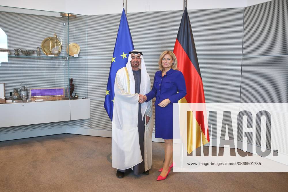 Berlin, Deutschland, 10.09.2026: Deutscher Bundestag: Staatsbesuch S.H. des Präsidenten der Vereinigten Arabischen Emirate: Muhammad bin Zayid Al Nahyan und Bundestagspräsidentin Julia Klöckner (CDU)