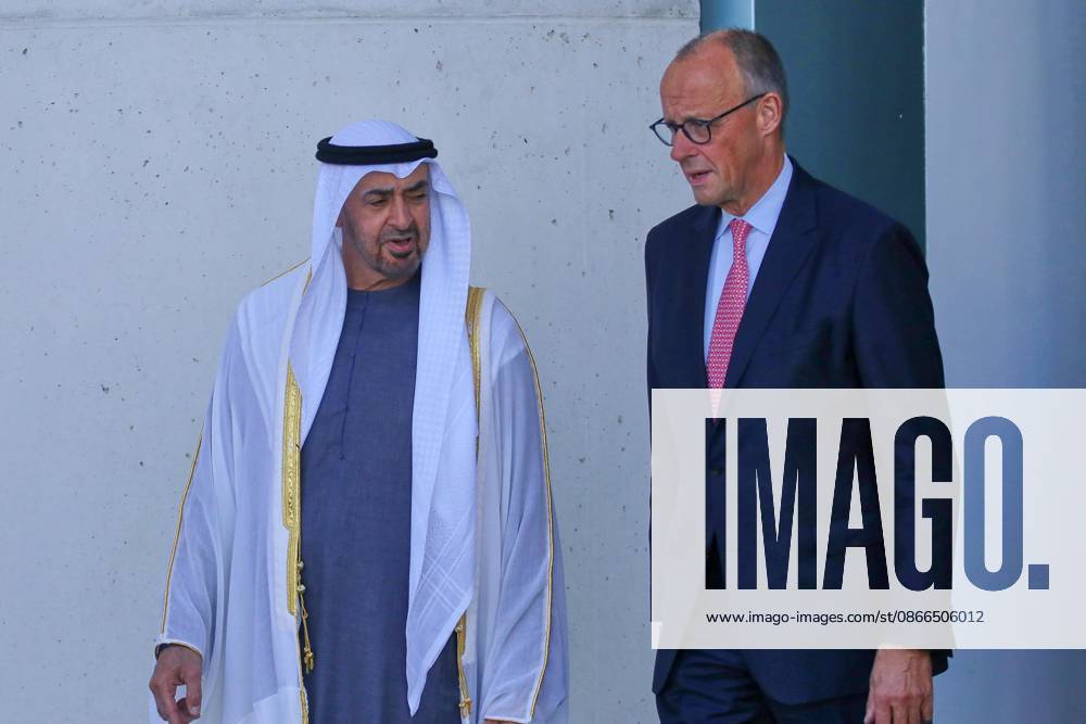 Berlin, Deutschland, 10.09.2026: Bundeskanzleramt: Staatsbesuch S.H. des Präsidenten der Vereinigten Arabischen Emirate: Muhammad bin Zayid Al Nahyan und Friedrich Merz