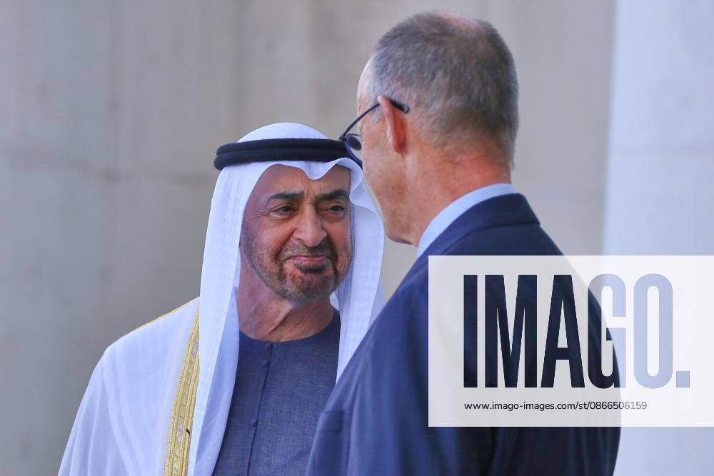 Berlin, Deutschland, 10.09.2026: Bundeskanzleramt: Staatsbesuch S.H. des Präsidenten der Vereinigten Arabischen Emirate: Muhammad bin Zayid Al Nahyan und Friedrich Merz
