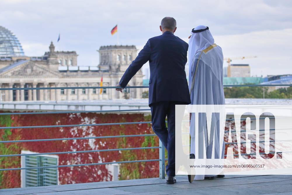 Berlin, Deutschland, 10.09.2026: Bundeskanzleramt: Staatsbesuch S.H. des Präsidenten der Vereinigten Arabischen Emirate: Bundeskanzler Friedrich Merz (CDU) und Muhammad bin Zayid Al Nahyan