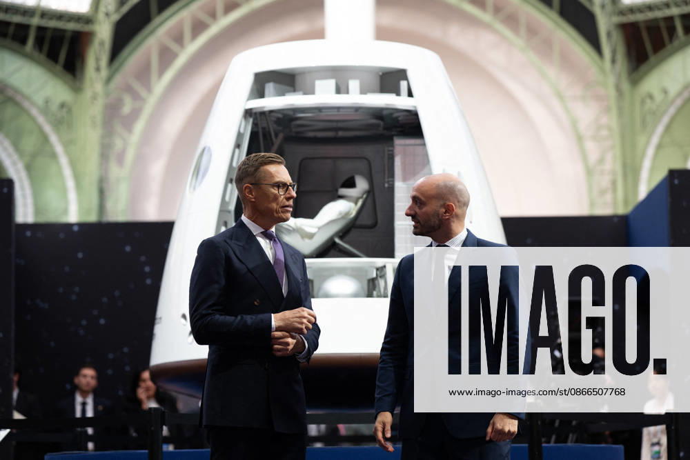 Arrivals at the International Space Summit - Paris French Junior Minister for Europe Benjamin Haddad welcomes Finland s President Alexander Stubb at the International Space Summit at the Grand Palais in Paris, France on September 10, 2026. Photo by Jeanne Accorsini Pool ABACAPRESS.COM Paris France