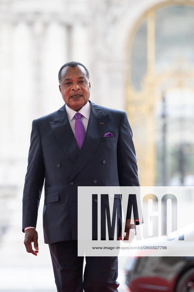 Arrivals at the International Space Summit - Paris Republic of Congo s President Denis Sassou-Nguesso arrives at the International Space Summit at the Grand Palais in Paris, France on September 10, 2026. Photo by Jeanne Accorsini Pool ABACAPRESS.COM Paris France