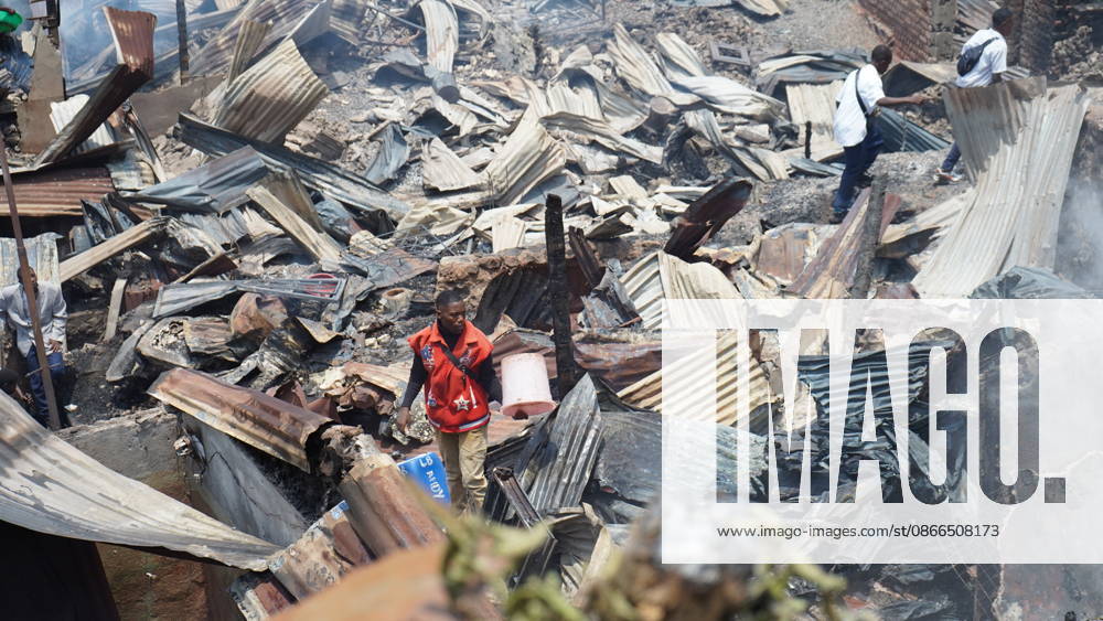 (260910) -- KINSHASA, Sept. 10, 2026 () -- This photo taken on Sept. 10, 2026 shows the fire site in Bukavu, Democratic Republic of the Congo. At least 15 students were killed and several others seriously injured in fires that broke out Thursday in Bukavu, capital of the eastern Democratic Republic of the Congo (DRC) s South Kivu province, local media reported. () Photo Flash At least 15 students killed in fires in eastern DR Congo: local media Xinhua