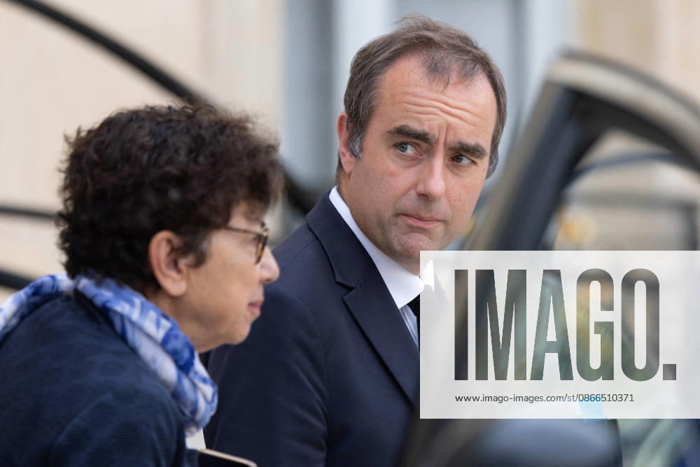 Weekly Cabinet Meeting - Paris French Environment Minister Monique Barbut and French Prime Minister Sebastien Lecornu leaving after the weekly cabinet meeting at the Elysee Palace in Paris, France on September 10, 2026. Photo by Raphael Lafargue ABACAPRESS.COM Paris France