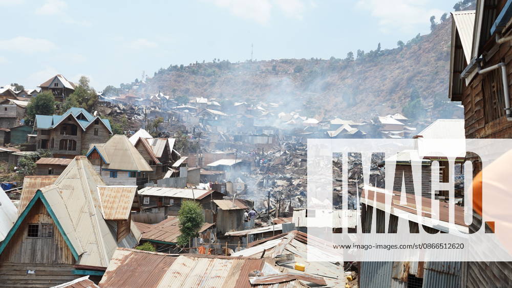 (260910) -- BUKAVU, Sept. 10, 2026 -- This photo taken on Sept. 10, 2026 shows a fire site in Bukavu, Democratic Republic of the Congo. At least 21 students were killed and several others seriously injured in a fire that broke out Thursday in Bukavu, capital of the eastern Democratic Republic of the Congo (DRC) s South Kivu Province, local media reported. (SpotNews) DR CONGO-BUKAVU-FIRE-AFTERMATH XinxHuashe