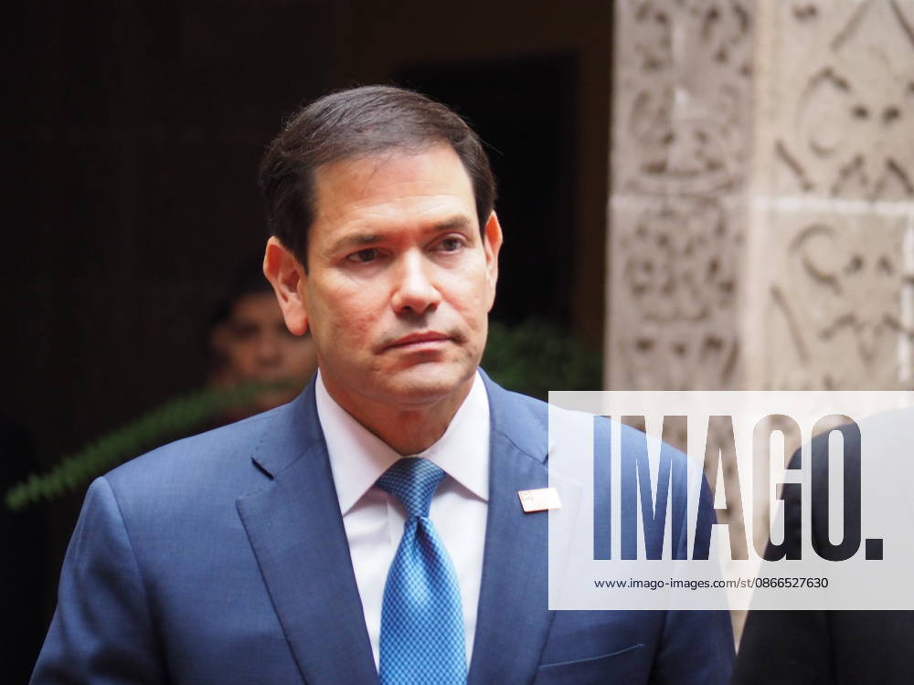 U.S. Secretary of State Marco Rubio is received at the Foreign Ministry during an official visit to Peru to discuss matters of state. Lima Peru - ZUMAg240 20260910_zip_g240_007