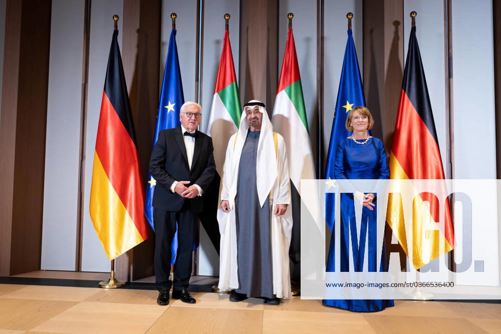 Bundespräsident, Scheich Mohammed Bin Zayed Al Nahyanin Berlin, Defilee, Spreebogen, Präsident, Vereinigte Arabische Emirate, Scheich Mohammed Bin Zayed Al Nahyanin, Bundespräsident, Frank-Walter Steinmeier, Elke Büdenbender Berlin Berlin GER