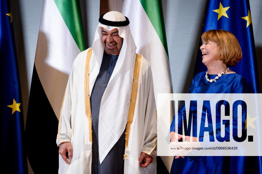 Bundespräsident, Scheich Mohammed Bin Zayed Al Nahyanin Berlin, Defilee, Spreebogen, Präsident, Vereinigte Arabische Emirate, Scheich Mohammed Bin Zayed Al Nahyanin, Elke Büdenbender Berlin Berlin GER