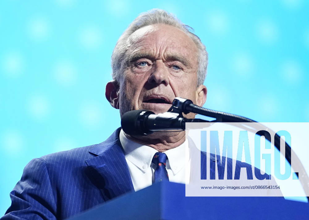 Secretary of Health and Human Services Robert Kennedy Jr., speaks during the second day of the Republican midterm convention at American Airlines Center in Dallas, Texas, on Thursday, September 10, 2026. DAL20260910895 BONNIExCASH
