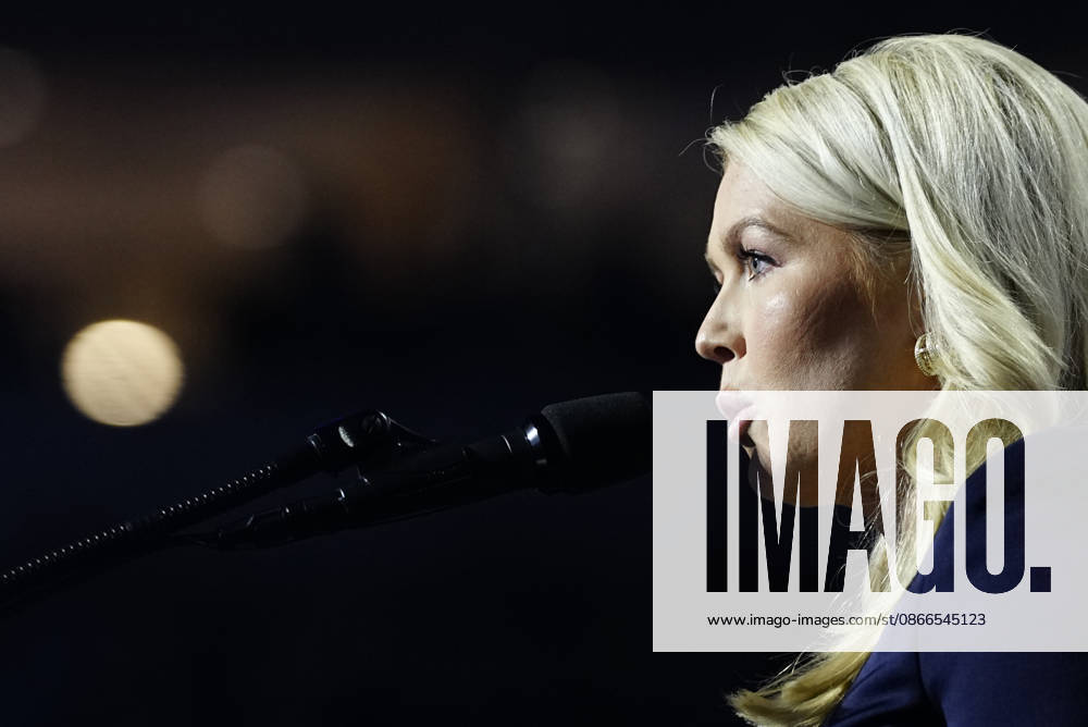Former White House Press Secretary Karoline Leavitt speaks during the second day of the Republican midterm convention at American Airlines Center in Dallas, Texas, on Thursday, September 10, 2026. DAL20260910909 BONNIExCASH