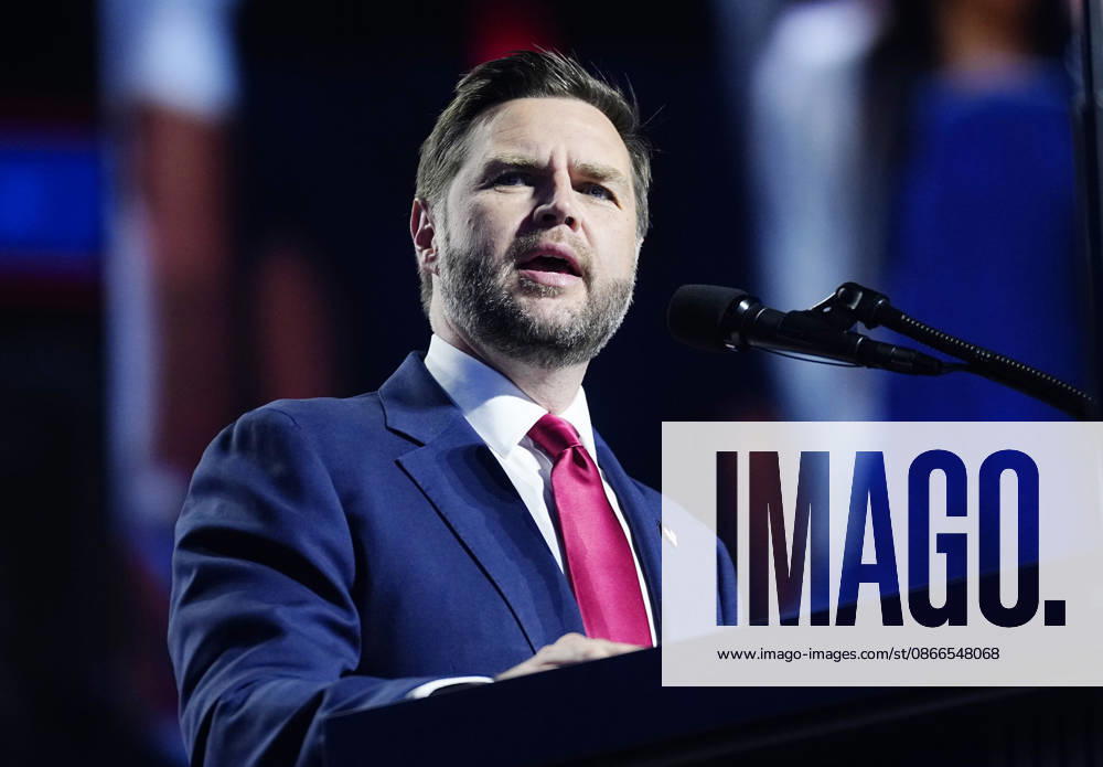 Vice President JD Vance makes a keynote address during the second night of the Republican midterm convention at the American Airlines Center in Dallas, Texas, on Thursday, September 10, 2026. DAL20260910926 BONNIExCASH