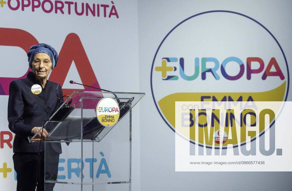Foto IPP zumapress roma 03-02-2018 presentazione del programma per le elezioni politiche del partito +Europa nella foto Emma Bonino leader del partito +Europa WARNING AVAILABLE ONLY FOR ITALIAN MARKET