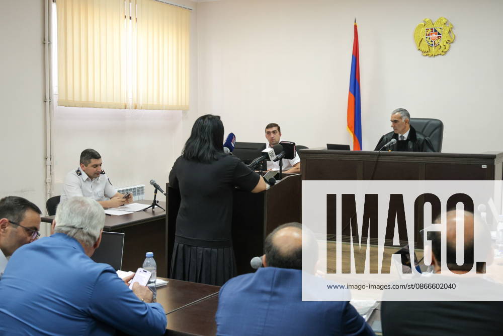 ARMENIA, YEREVAN - SEPTEMBER 11, 2026: The Anti-Corruption Court of Armenia holds a hearing of the case of Samvel Karapetyan (2nd L, seated), leader of the Strong Armenia Party. Alexander Patrin TASS 97522660