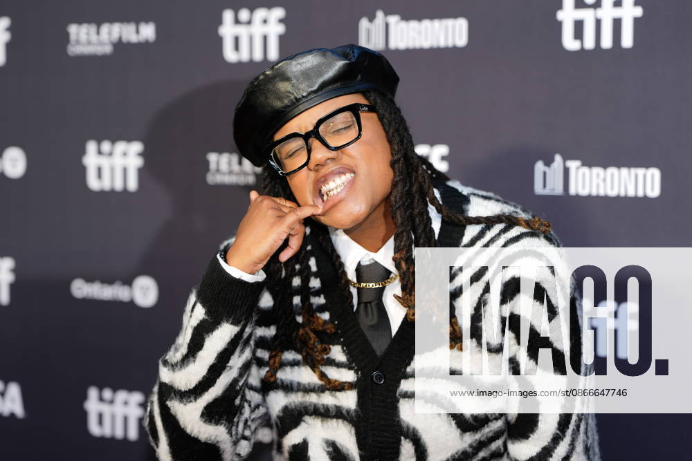Miracle Washington arrives on the red carpet to promote the film Girl Group at the Toronto International Film Festival, in Toronto, on Friday, Sept. 11, 2026. Toronto CANADA - ZUMAc35_ 20260911_zaf_c35_218