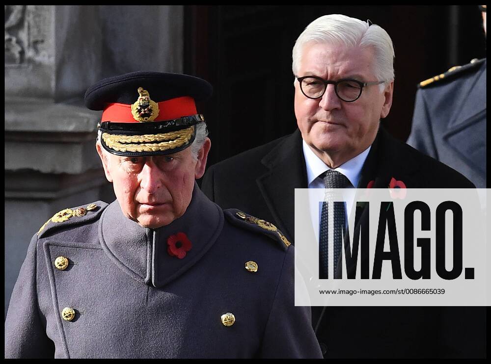 . 11 11 2018. London, United Kingdom. Remembrance Sunday and the Centenary of the Armistice. Prince Charles with German President Frank-Walter Steinmeier join the Queen Elizabeth II accompanied by members of the Royal family including Prince Charles, Prince of Wales and Camilla, The Duchess of Cornwall, Prince William, Duke of Cambridge and Catherine, The Duchess of Cambridge, Prince Harry, The Duke of Sussex and Meghan, The Duchess of Sussex , attend the Remembrance Sunday service at The Cenotaph in central London on the Centenary of the end of the First World War. xAndrewxParsonsx xi-Imagesx IIM-18831-0060