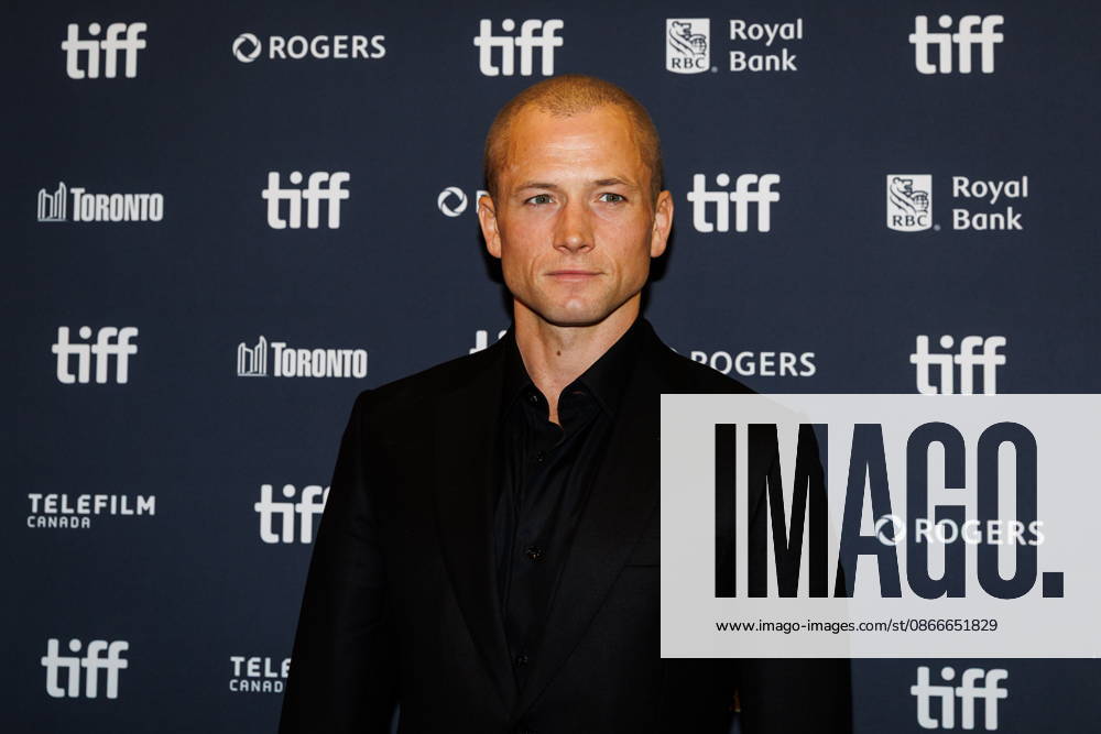 Taron Egerton is photographed on the red carpet for the film Everybody Wants to F*ck Me during the Toronto International Film Festival in Toronto, on Friday, Sept. 11, 2026. Toronto Canada - ZUMAc35_ 20260911_zaf_c35_348