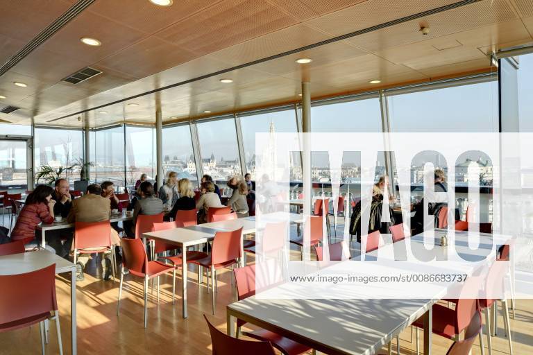 Wien, Justizpalast, Dachcafe - Vienna, Palace of Justice, Cafe
