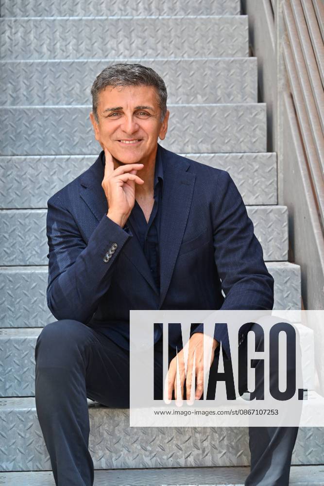 IPA88635756 - Rome: Rai Studios on Via Teulada. Photocall for the show *Il cacciatore di sogni*. Pictured: Stefano Buttafuoco