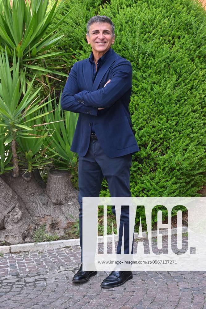 IPA88635592 - Rome: Rai Studios on Via Teulada. Photocall for the show *Il cacciatore di sogni*. Pictured: Stefano Buttafuoco